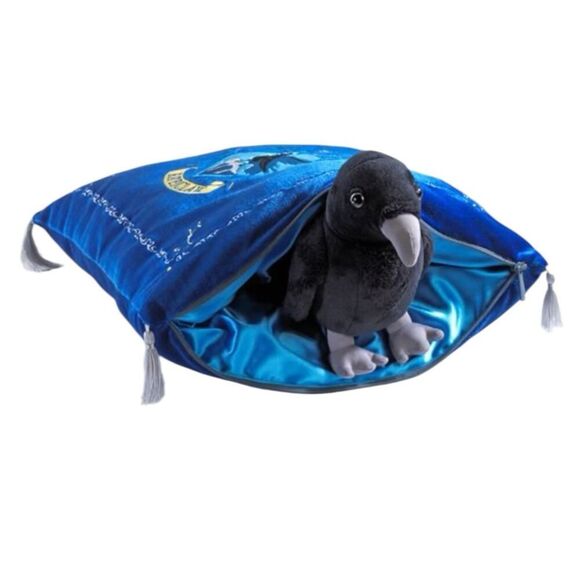 The Noble Collection Ravenclaw Pillow With Raven Plush Harry Potter New - Picture 2 of 3